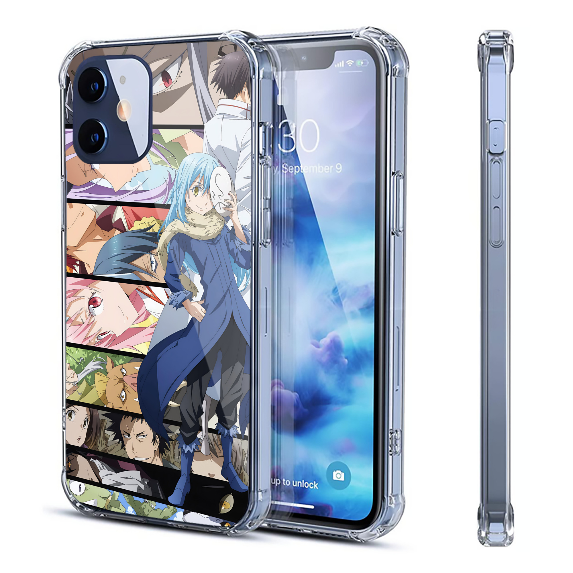 （画像用） 転スラ Regarding Reincarnated to Slime 【iPhone 12シリーズ対応】透明スマホケース（クリアソフトケース）